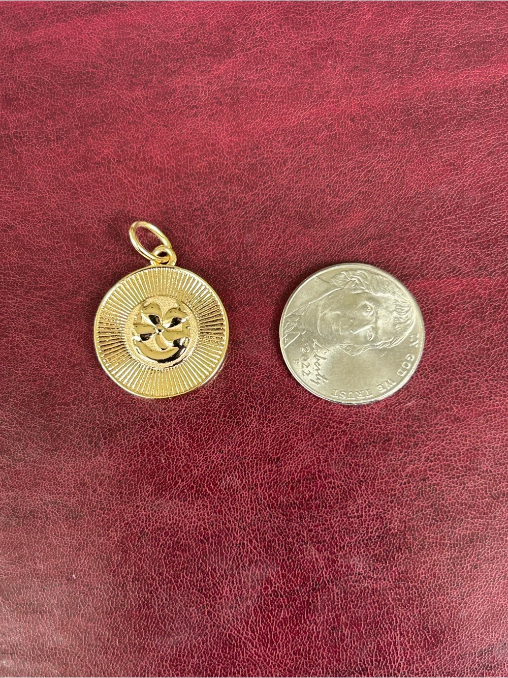 Jane Win Gold Lucky Clover (MINI) Pendant Necklace Charm